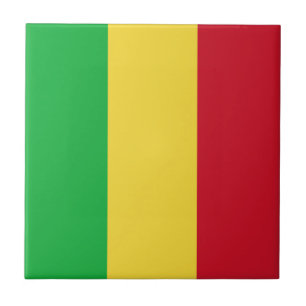Mali Vlag Keramische Tegel Tegeltje