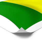 Mali Vlag Poster Print (Hoek)