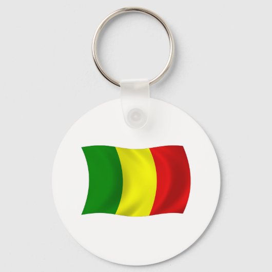 Mali Vlag Sleutelhanger (Voorkant)