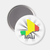 Mali Vlaggenkaart 2.0 Magneet (Voorkant / Achterkant)