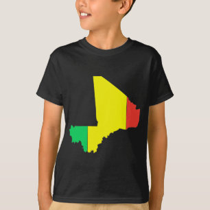Mali-vlagkaart T-shirt