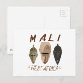 Mali Wesr Afrika Briefkaart (Voorkant / Achterkant)