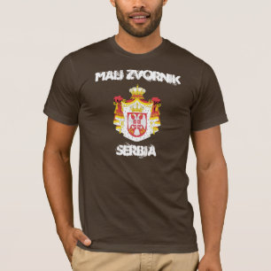 Mali Zvornik, Servië met wapenschild T-shirt