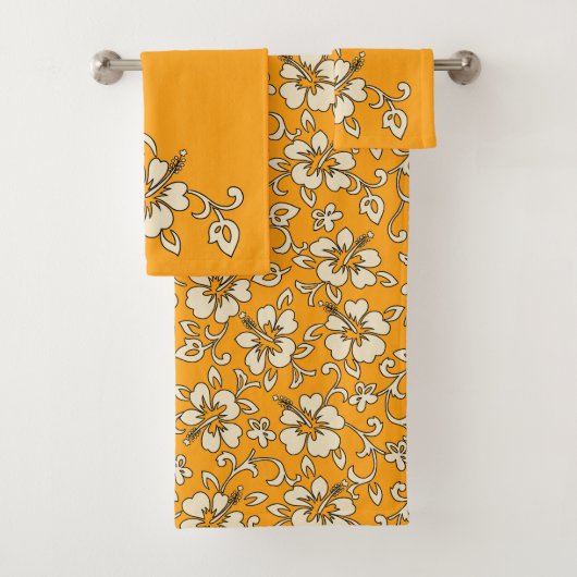 Malia Hawaiian Hibiscus coordonnées florales - Or (En situation)