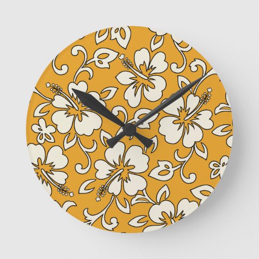 Malia Hibiscus Hawaii Horloges murales (Recto)