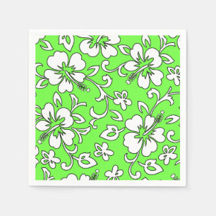 Malia Hibiscus Hawaiian Bloem Servetten