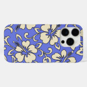Malia Hibiscus Hawaiian Floral Periwinkle Case-Mate iPhone Case (Achterkant (horizontaal))