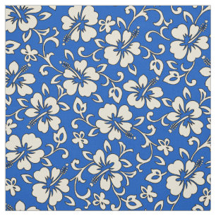 Malia Hibiscus Hawaiian Pareau Print Stof