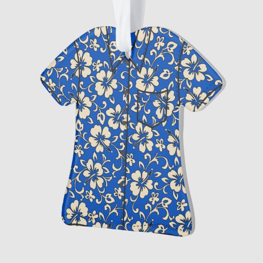 Malia Hibiscus Hawaiian Vintage Aloha Shirt (devant)