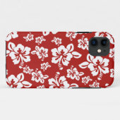 Malia Hibiscus - Red Hawaiian Pareau Print Case-Mate iPhone Case (Achterkant (horizontaal))