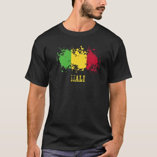 Malian enthusiasts for Mali and Mali T-shirt (Voorkant)