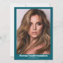 Malibu 5 Modeling Comp Kaart | dubbelzijdig