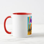 Malibu 5 Palm Trees Mug Cup (Gauche)