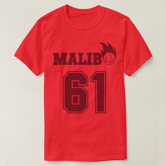 Malibu 61 Ken Jersey T-shirt (Design voorkant)