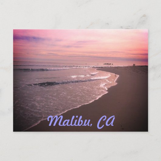 Malibu Beach Briefkaart (Voorkant)