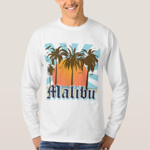 Malibu Beach California CA T-shirt