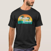 Malibu Beach California T-shirt (Voorkant)