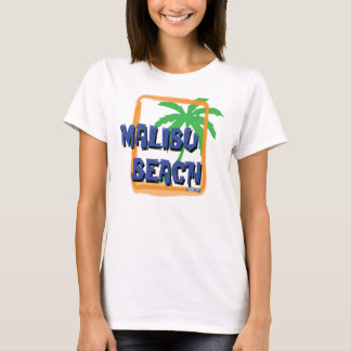 Malibu Beach Palm Tree T-shirt