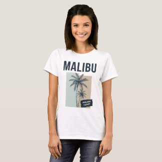 Malibu Beach Palmboom Grafische T-Shirt California