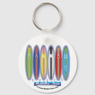 Malibu Beach Surfboards Sleutelhanger