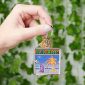 "Malibu Beach" Surfer Sleutelhanger (Hand)