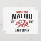 Malibu Briefkaart (Voorkant / Achterkant)
