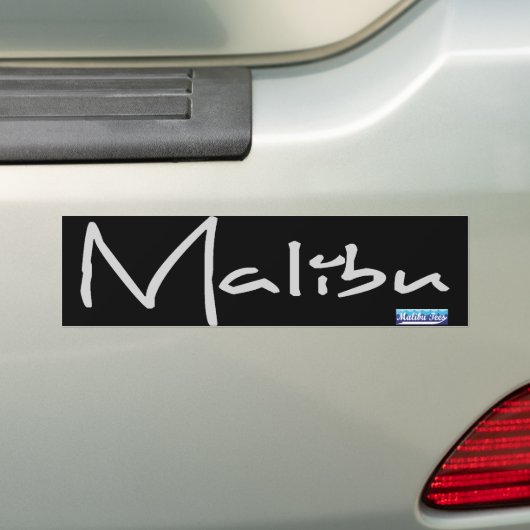 Malibu Bumpersticker (Op auto)