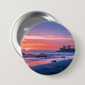 Malibu, CA schilderachtige foto Ronde Button 7,6 Cm (Voorkant /achterkant)
