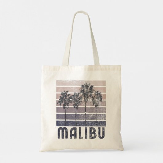 Malibu California Beach Summer Vacation Tote Bag (Achterkant)