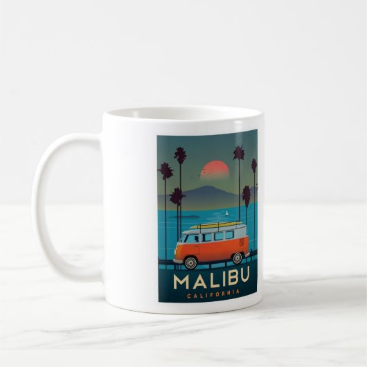 Malibu California Coffee Mug (Gauche)
