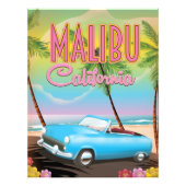 Malibu California Foto Afdruk (Voorkant)