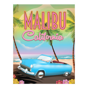 Malibu California Foto Afdruk