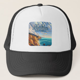 Malibu California Los Angeles El Matador Beach Trucker Pet