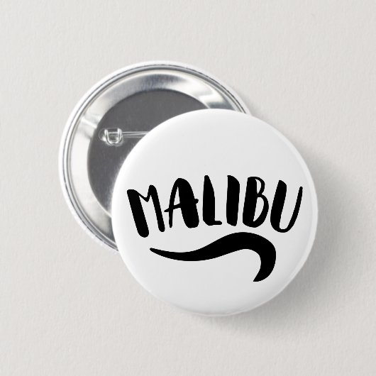 Malibu California Ronde Button 5,7 Cm (Voorkant /achterkant)