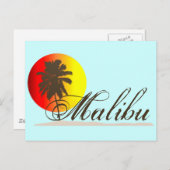Malibu California Souvenir Briefkaart (Voorkant / Achterkant)