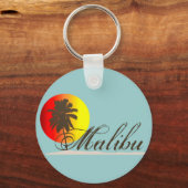 Malibu California Souvenir Sleutelhanger (Voorkant)