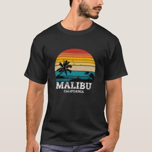MALIBU CALIFORNIA T-SHIRT (Voorkant)