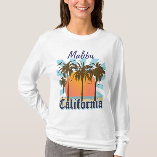 Malibu California T-shirt (Voorkant)