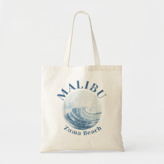  Malibu California Zuma Beach Waves Vacatio Tote Bag