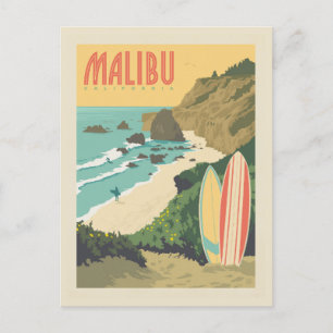 Malibu, Californië Briefkaart