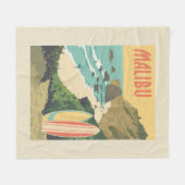 Malibu, Californië Fleece Deken (Voorkant (Horizontaal))