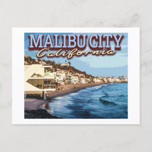 MALIBU CITY - LOS ANGELES CALIFORNIA BRIEFKAART