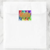 "Malibu" Colorful Palms Sticker (Tas)
