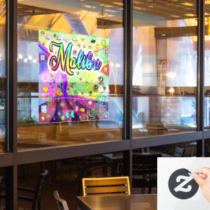 Malibu Cool Energy Window Cling Raamsticker
