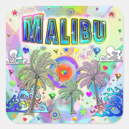 Malibu Deep Dream Sticker (Voorkant)