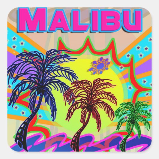 Malibu Eternal Sticker (Voorkant)