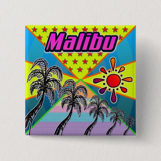 Malibu Freedom Button (Voorkant)
