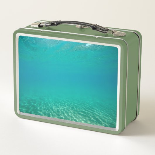 Malibu Gem Retro Lunchbox avec images sous-marines (Dos)