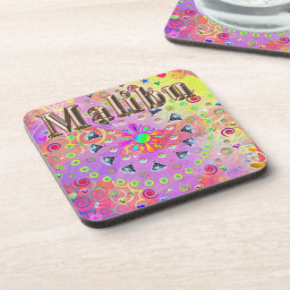 Malibu Lucky Golden Coaster Bier Onderzetter