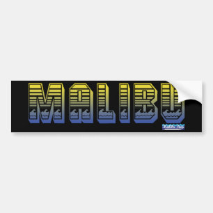 Malibu Ocean Bumpersticker